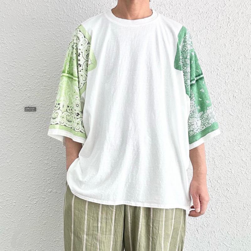 【J.V Select】Kapital Bandana T-Shirt 變形蟲 五分袖 平田和宏 短袖 亞麻 天竺棉