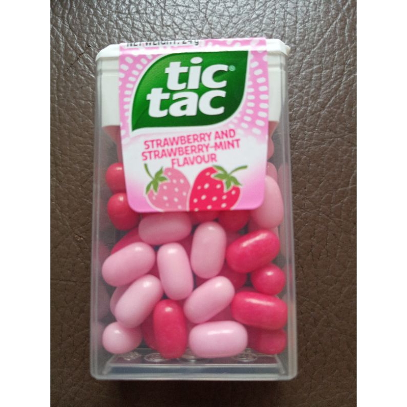 香港代購🇭🇰現貨在台 tic tac 滴答糖 草莓綜合口味 24G 童年回憶 方便攜帶