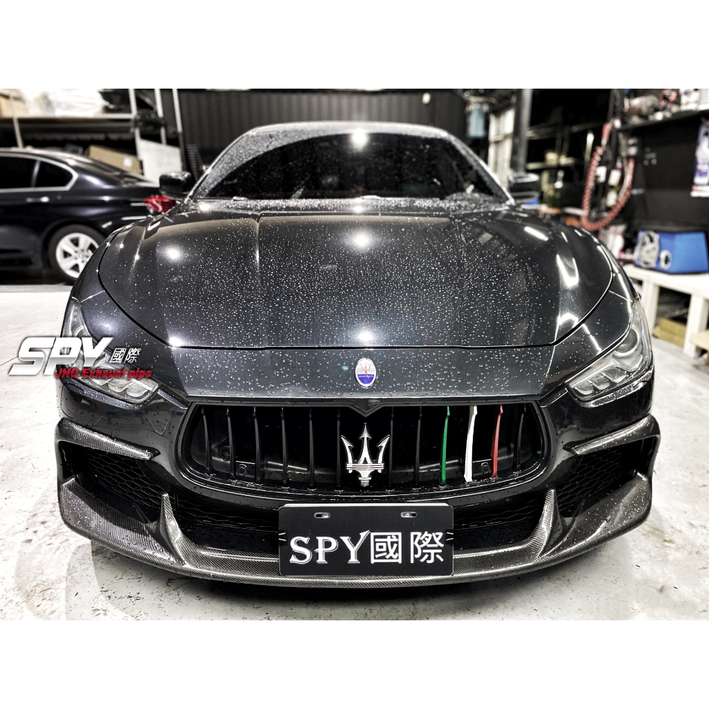 【SPY MOTOR】瑪莎拉蒂 Maserati ghibli s q4 碳纖維前下巴