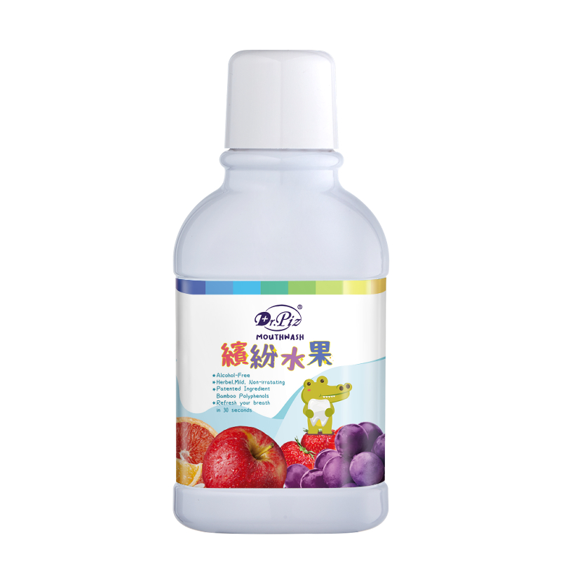 【Dr.Piz沛思】繽紛水果漱口水300ML｜現貨 兒童 口腔 保健 清潔 不含氟 零酒精