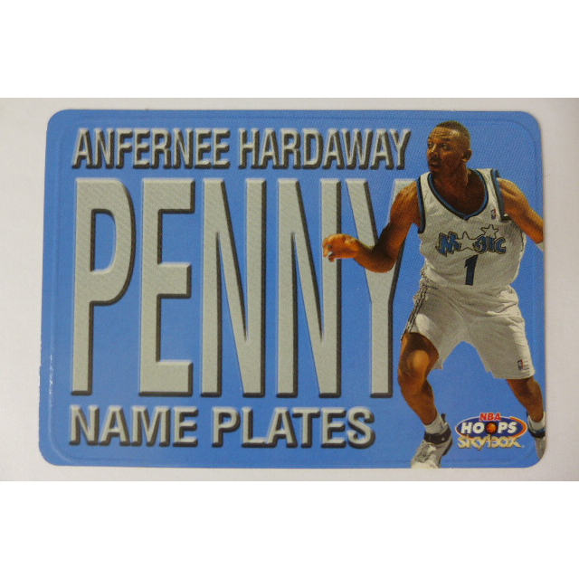 ~ Anfernee Hardaway ~Penny/魔術隊/1分錢/哈達威 1999年HOOPS.NBA球票設計特殊卡