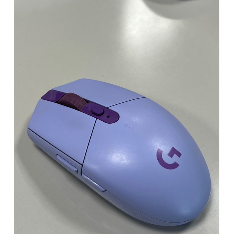 羅技G304無線電競滑鼠/紫色/台灣公司貨/二手