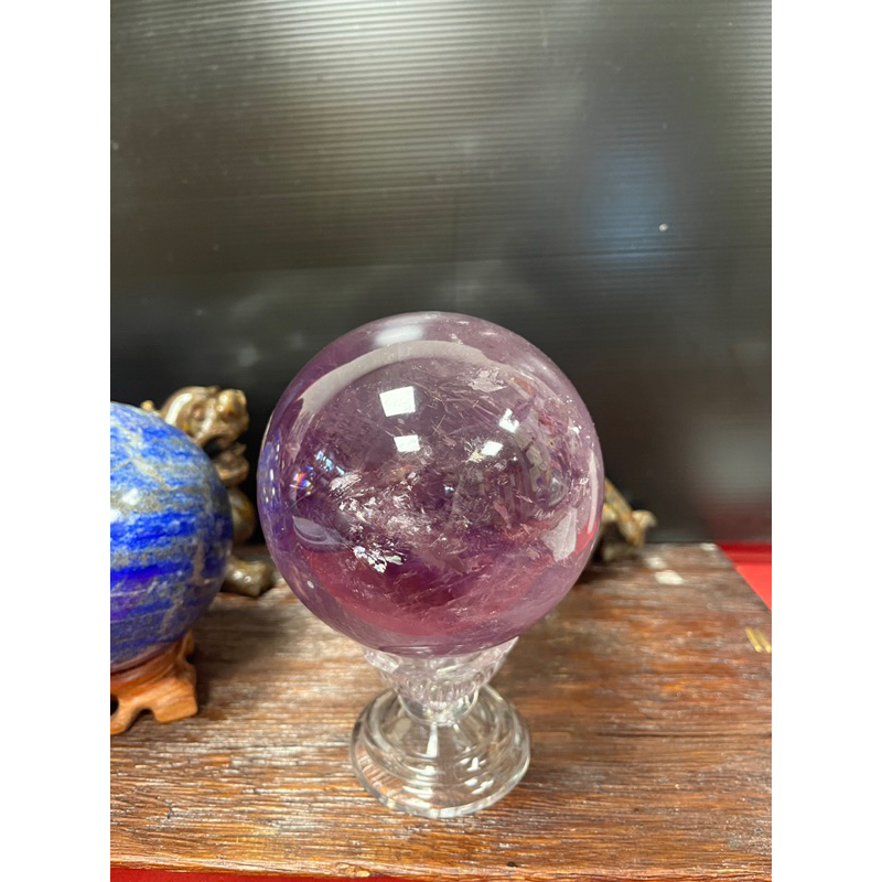 97號。原礦開採夢幻紫水晶球有求必應❤️10公分限量商品馬上寄出👍(店售價9980元）