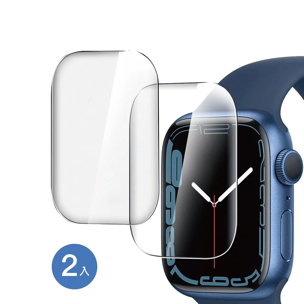 AHAStyle Apple Watch 水凝膜 防刮螢幕保護膜 40/41/44/45 手錶保護貼