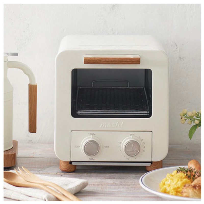 ［全新］mosh! 電烤箱 M-OT1 象牙白 小烤箱 烤麵包機