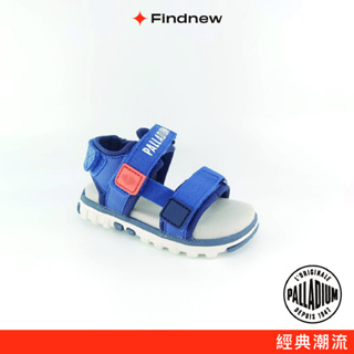 PALLADIUM PALLA NIKKOO MONO 兒童魔鬼氈涼鞋 藍色 童鞋27064-469【Findnew】