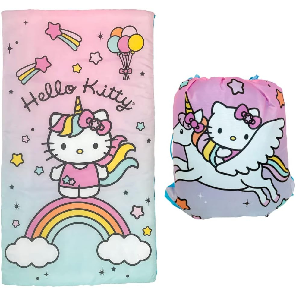 預購🚀正版🚀 美國 Hello Kitty  兒童 睡袋 幼兒園 兒童睡袋 凱蒂貓 Franco