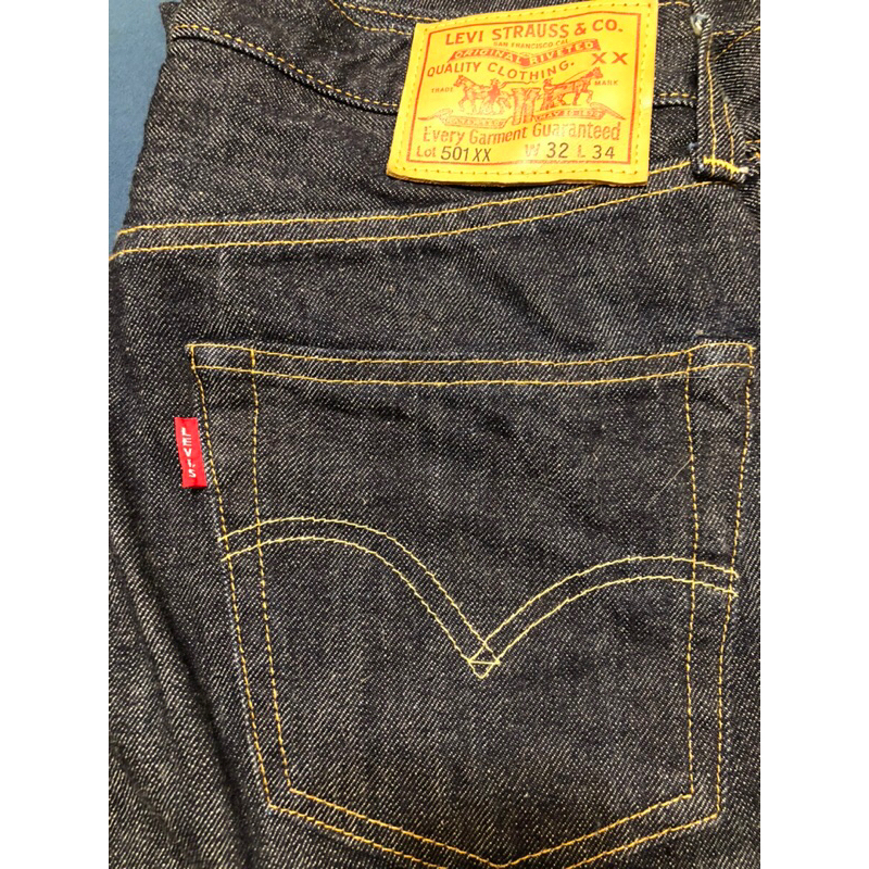 Levis LVC 1947原色牛仔褲（已脱漿）