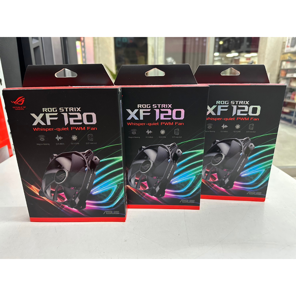 (免運促銷可刷卡)華碩 ROG STRIX XF120 風扇 3入賣場(買二送一)