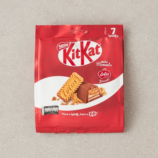 ✨🆕6月上市✨[gerecht韓國代購] KitKat X Lotus 蓮花餅 聯名 迷你巧克力棒 116.2g(7入)