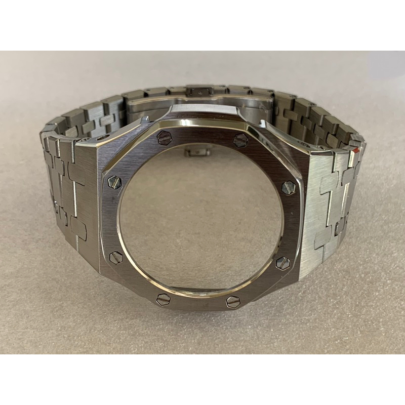 全新現貨 G-SHOCK GA2100 GA2110農家橡樹改裝套件 不鏽鋼錶帶 錶環