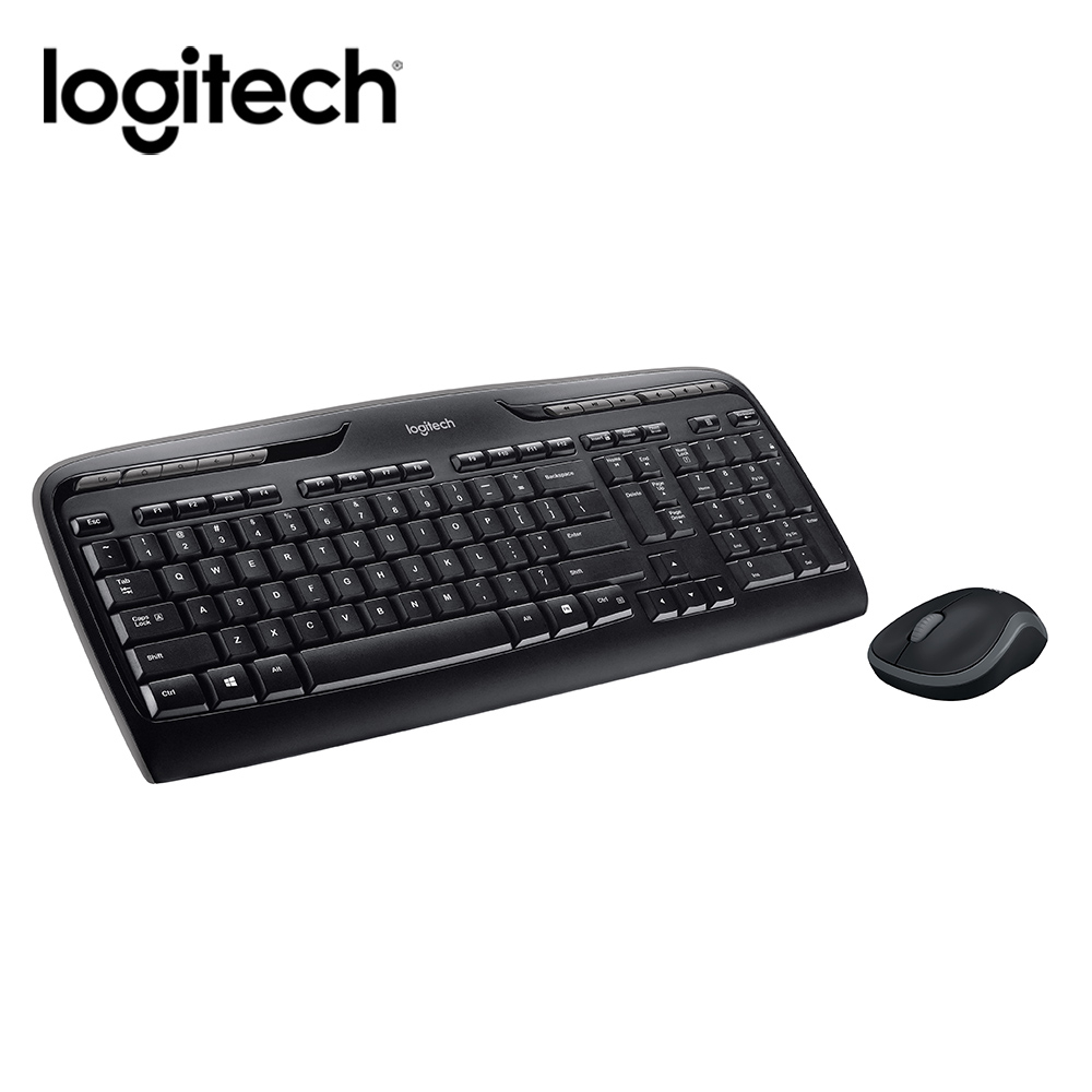 Logitech 羅技 MK330R 鍵鼠組 多媒體 防濺灑 2.4GHz 無線鍵鼠組