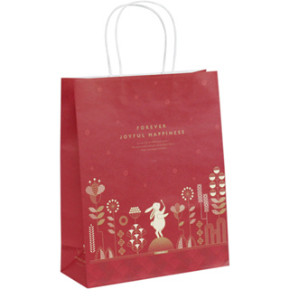 手提紙袋〔大4K-方〕夢遊花園 (20入/包)紙袋/包裝袋/手提袋/禮品包裝袋/手提紙袋