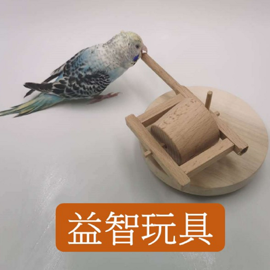 (鸚鵡天空)中小型鸚鵡益智訓練玩具鳥玩具益智技能訓練用具道具石磨玩具C06