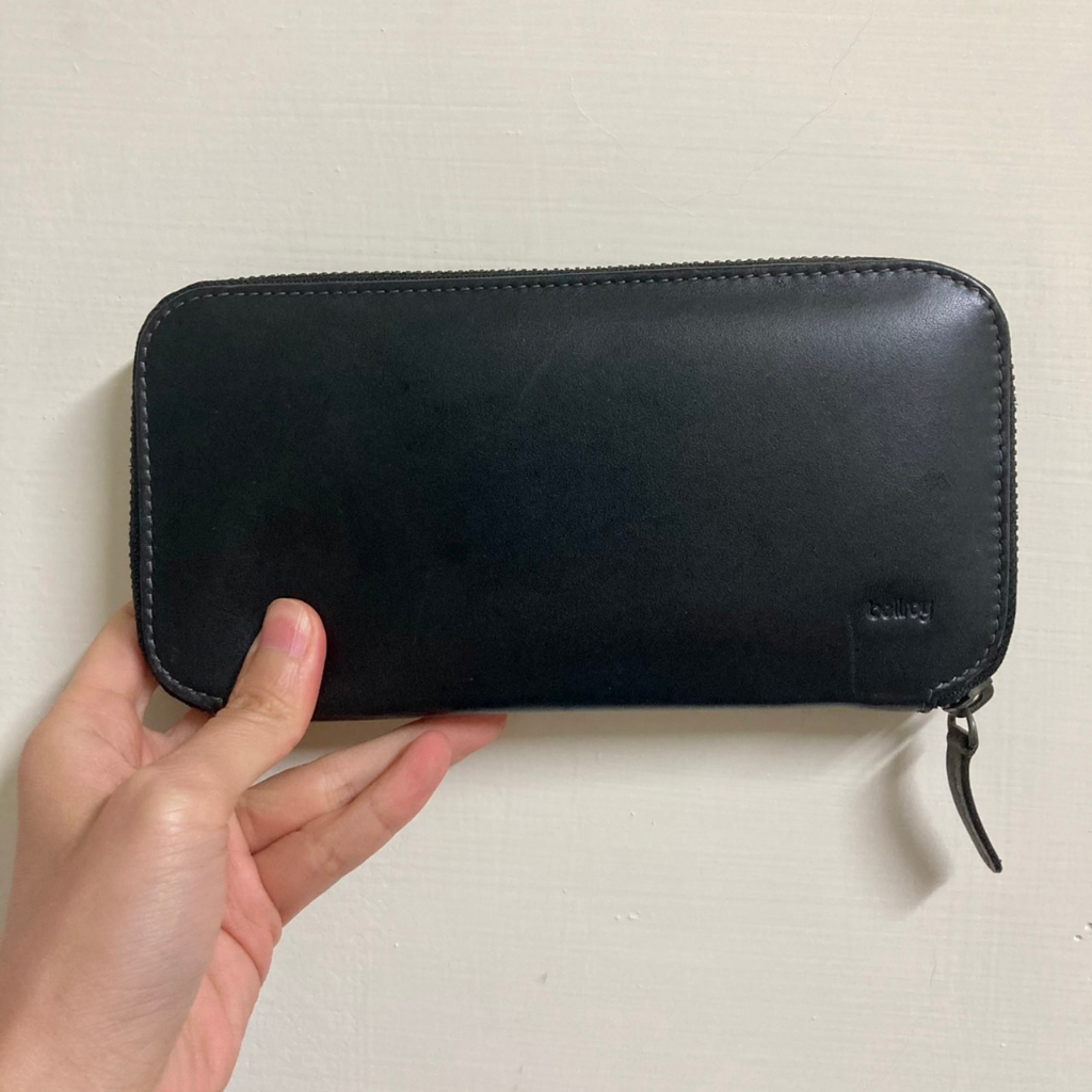 【七成新 | 降價！】Bellroy Carry Out wallet 2in1 多功能真皮護照長夾 黑 澳洲品牌 薄