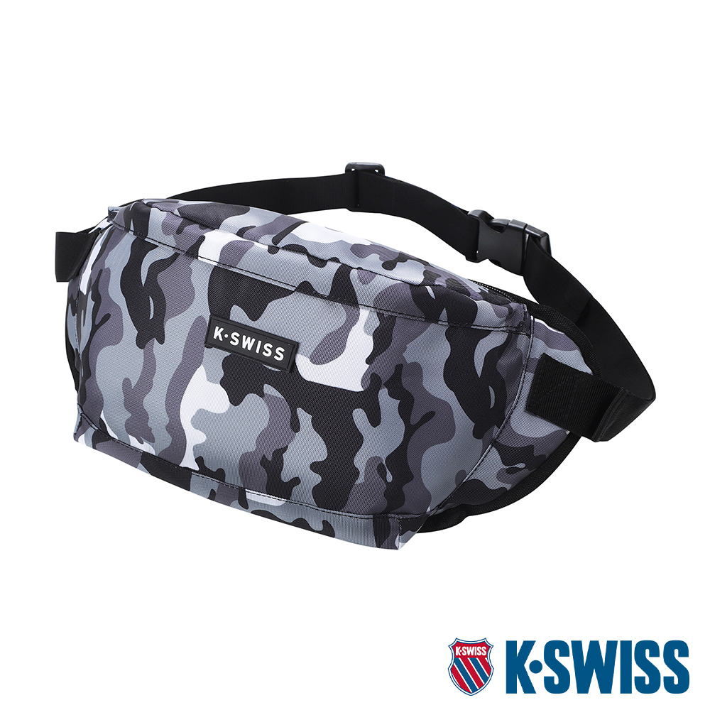 K-SWISS Fanny Pack Big運動休閒腰包-迷彩