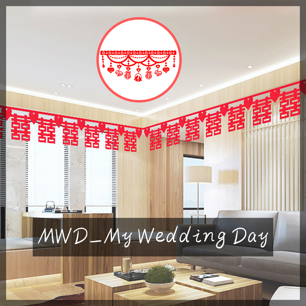 現貨 囍字門簾裝飾【婚房掛飾】WD0830▸結婚裝飾用品▸婚房布置▸喜字門簾▸婚慶婚房裝飾▸紅囍字▸婚用掛飾▸囍字門幅