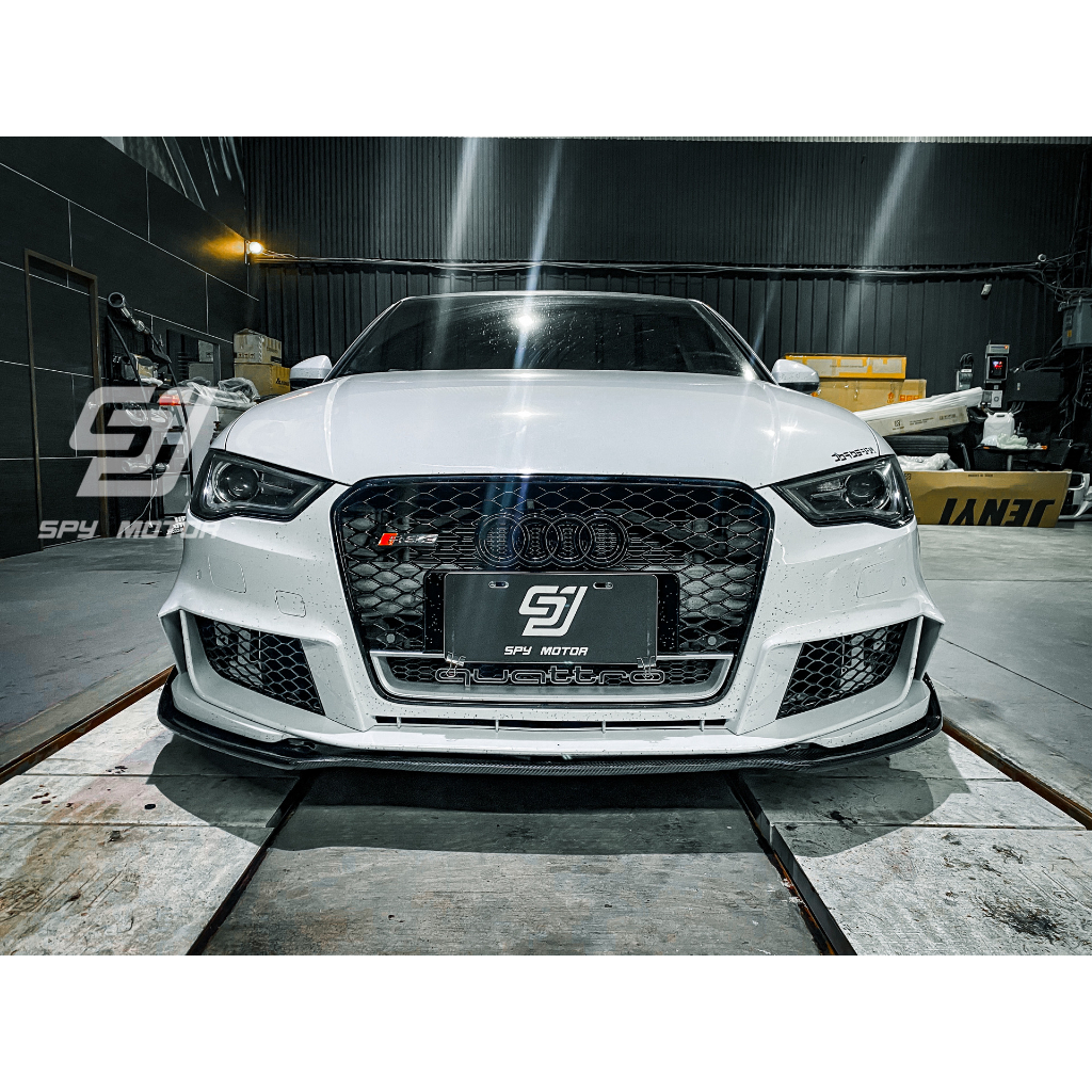 【SPY MOTOR】Audi RS3 RS4 RS5 RS6 RS7樣式前保桿 水箱罩 PP材質
