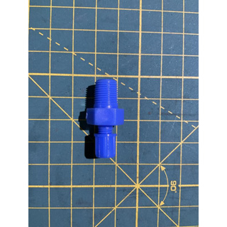 N16：塑鋼接頭 4mm 1/8 1分 直型 C-401（全新）