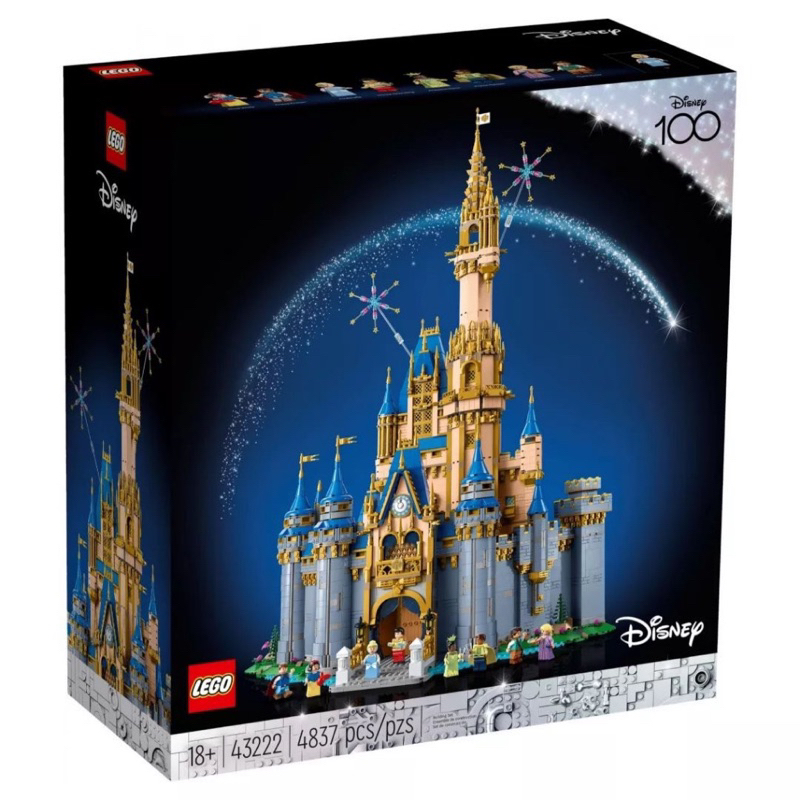 💯現貨💯樂高LEGO Disney 43222 新版 迪士尼城堡 Disney Castle 100