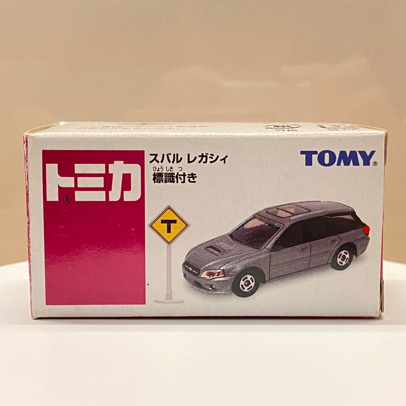 Tomica 交通豆知識 Subaru Legacy Wagon 淺灰色