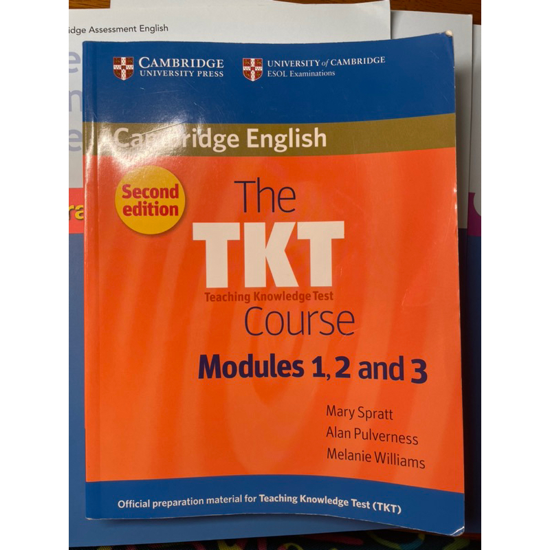 The TKT Course Modules 1,2 and 3