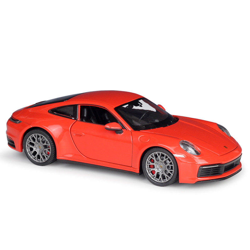 RUBY WELLY 威利 1:24 保時捷 Porsche 911 Carrera 4S 跑車 超跑 合金 模型 汽車