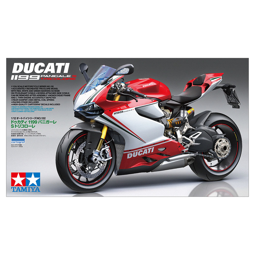 【喵喵模型坊】TAMIYA 1/12 Ducati 1199 Panigale S Tricolore (14132)