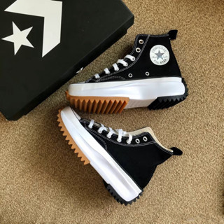 【Focus Store】現貨 Converse Run Star Hike 黑色 高筒 帆布鞋 增高 166800C