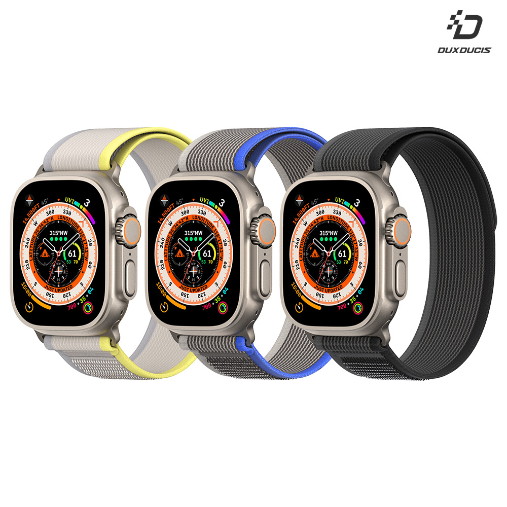 DUX DUCIS Apple Watch (42/44/45/49) 野徑尼龍錶帶 回環式錶帶