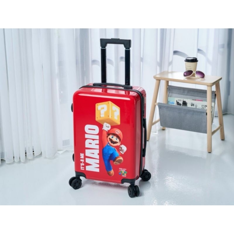 全新現貨速寄 全家 超級瑪利歐 瑪利歐行李箱 20吋行李箱 20吋登機箱