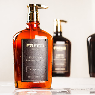 【FREED】男士極致香氛咖啡因洗髮露 - 柑橘古龍 500ML 客製化刻字 現貨 快速出貨 男生禮物 生日禮物