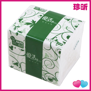 【珍昕】台灣製 Livi優活柔拭紙巾 1包約300抽 雙層 約195mmx105mm 衛生紙 紙巾 面紙