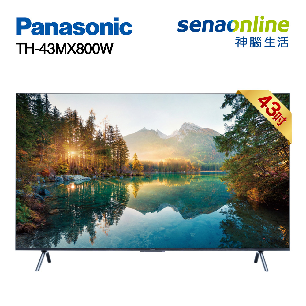 Panasonic 國際 TH-43MX800W 43型 4K GoogleTV智慧顯示器