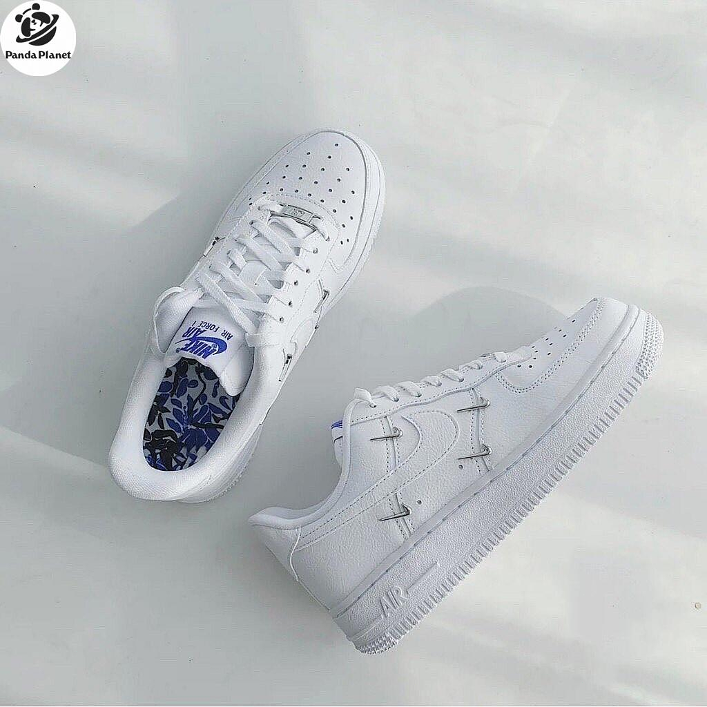 Nike Air Force 1 小銀勾 四勾 全白 泫雅 男女款 CT1990-100