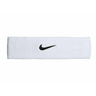 NIKE 頭帶 SWOOSH 白色 刺繡 髮帶 吸汗 運動 毛巾布 舒適 白色NNN07101OS