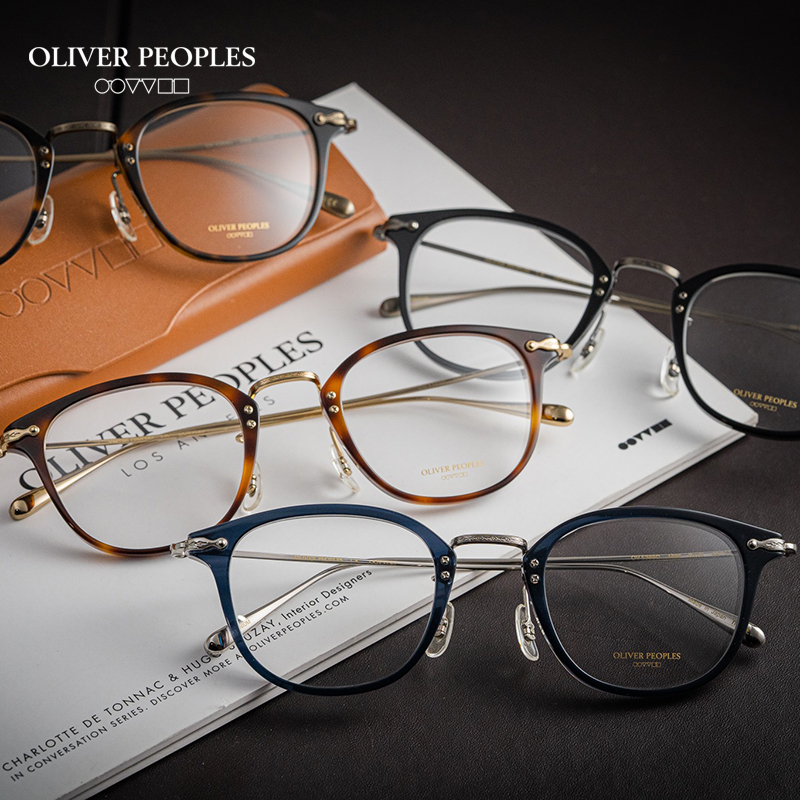 Oliver Peoples Davitt OV5389D 日本手工斯文純鈦合金復古圓框眼鏡 男生女生眼鏡框【幸子眼鏡】