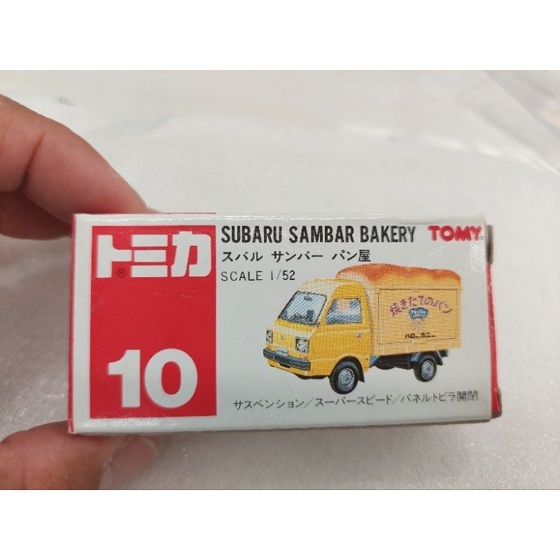 Tomica 10  舊紅標  SUBARU 麵包車 屋台 貨車 絕版