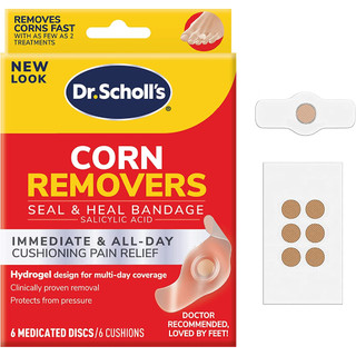 美國原廠 爽健 Dr.Scholl 雞眼貼布 老繭貼布 舒適凝膠貼片 雞眼貼6片+凝膠貼片6片