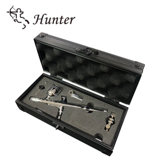 【鋼普拉】現貨 Hunter 射手座 雙動式噴筆 0.3mm 0.2mm 0.5mm 噴筆 收納盒 模型噴筆 模型噴槍