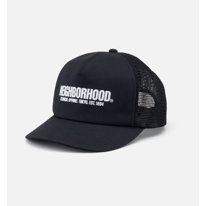 《潮流本舖》現貨 NEIGHBORHOOD LOGO PRINT MESH CAP 23SS 網帽 帽子 老帽