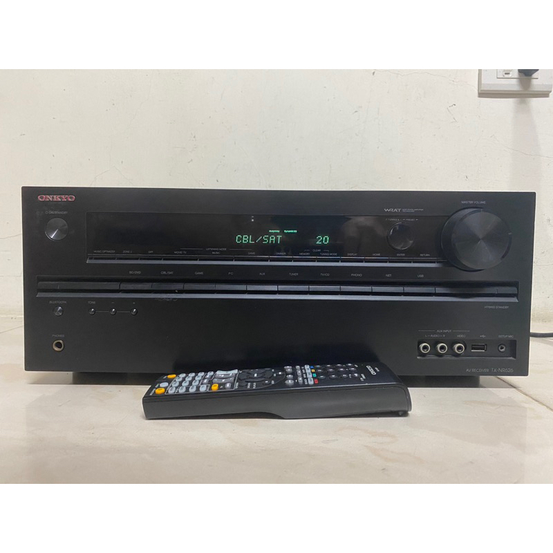 ONKYO TX NR 626 藍芽/收音/網路/劇院擴大機7.2 4K升頻 THX 3D HDMI擴大機 有原廠遙控器