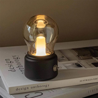 🔺出清價🔺 復古 燈泡 小夜燈 USB 介面 充電 LED 節能 電源 金屬撥桿 玻璃燈罩 超強續航力 長達12小時