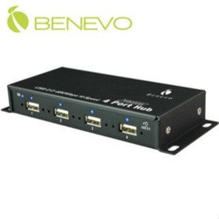 ❤️富田資訊 含稅 BENEVO 工業型 工業級 4埠 USB2.0 擴充集線器 BUH234 500mA穩定電量