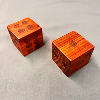 【原木材料diy】原木骰子 實木 木頭 桌遊 骰子 木塊
