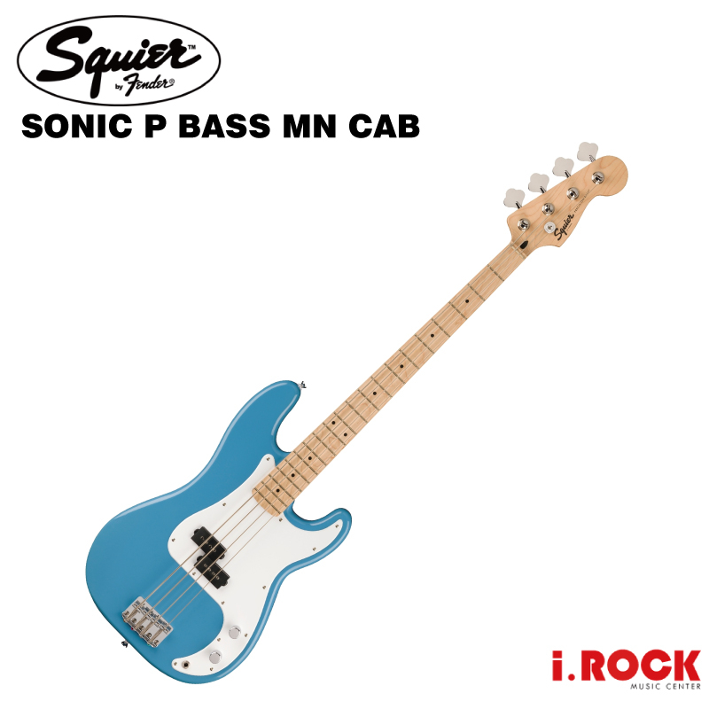 Squier Sonic P Bass MN CAB 電貝斯【i.ROCK 愛樂客樂器】