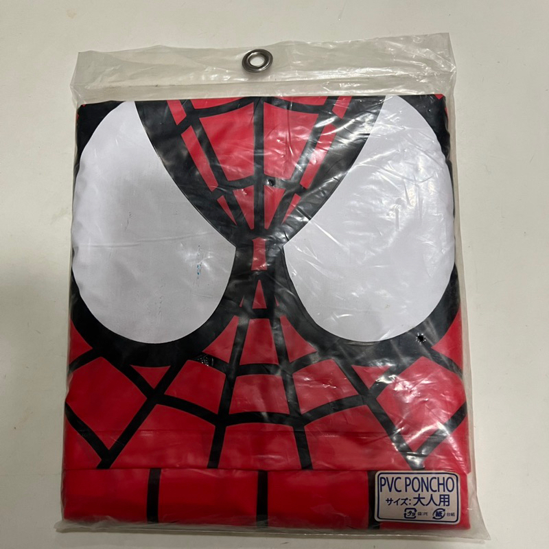 全新現貨 日本大阪環球影城 USJ 限定 蜘蛛人雨衣雨具 成人雨衣 漫威 spider man 桃園可面交