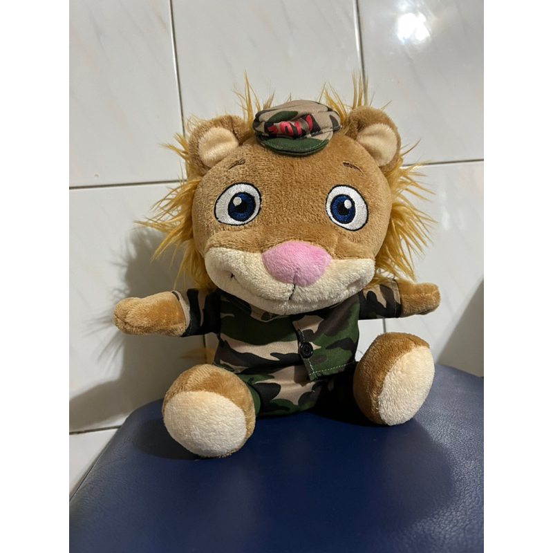 臺灣現貨🔥 獅子娃娃🦁️ 獅子抱枕 獅子玩偶 麥當勞玩偶 獅子軍裝玩偶
