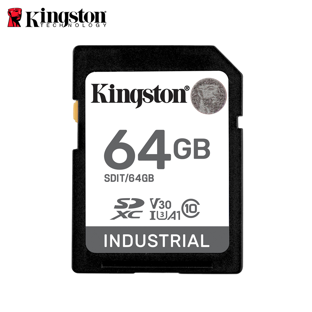 金士頓 Kingston Industrial 工業級 SDXC 記憶卡 64G 高耐用 A1 U3 V30 大卡