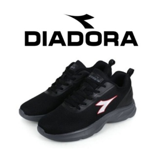 DIADORA 男鞋 輕量透氣（A59-1)回彈緩震 減壓機能鞋墊 夜間反光 耐磨防滑慢跑鞋 DA 3221 黑銀紅